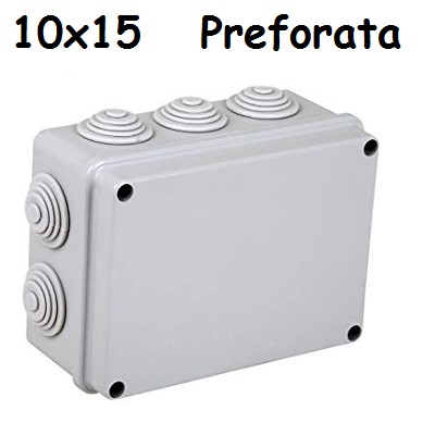Cassetta 10x15 IP65 C/Gommini